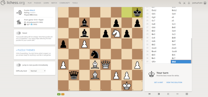 Chess puzzle (find the only good move for white)