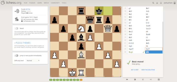 Chess puzzle (find the only good move for white)