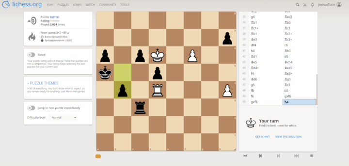 Chess puzzle (find the only good move for white)