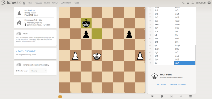Chess puzzle (find the only good move for white)