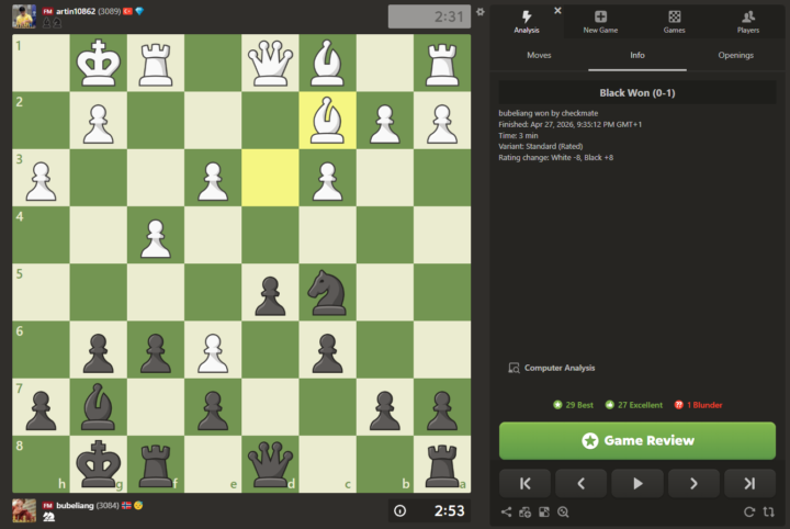 Chess puzzle (find the only good move for black)