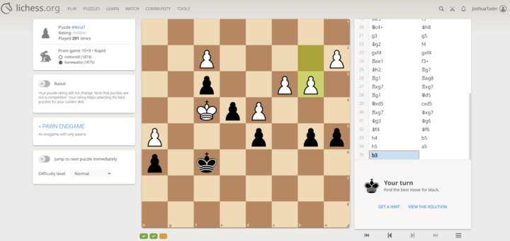 Chess puzzle (find the only good move for black)