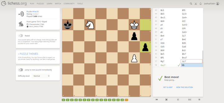 Chess puzzle (find the only good move for white)