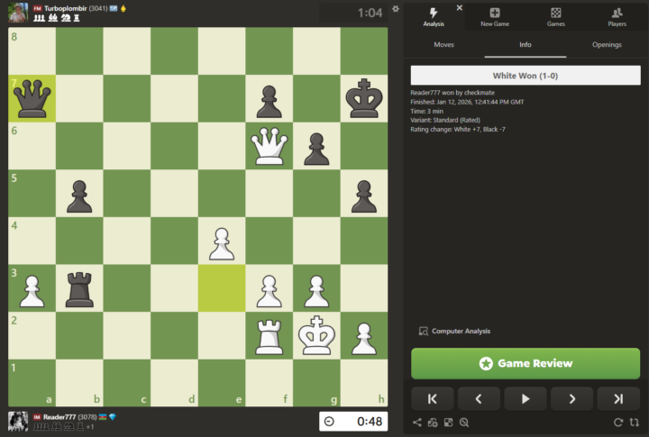 Chess puzzle (find the only good move for white)