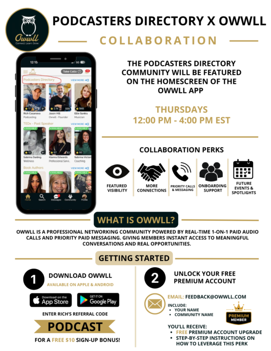 Owwll Launch Event! Wednesday, June 17th @ 3pm (EST)