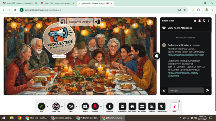 🦃 Our FIRST Skool Thanksgiving "Virtual" Dinner!