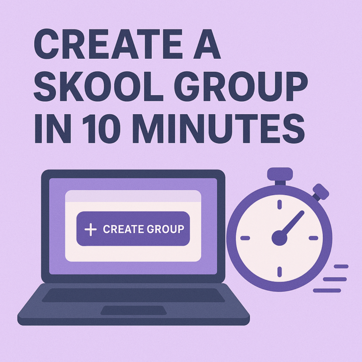 Want to Create Your Own Group on Skool? Only $9💲