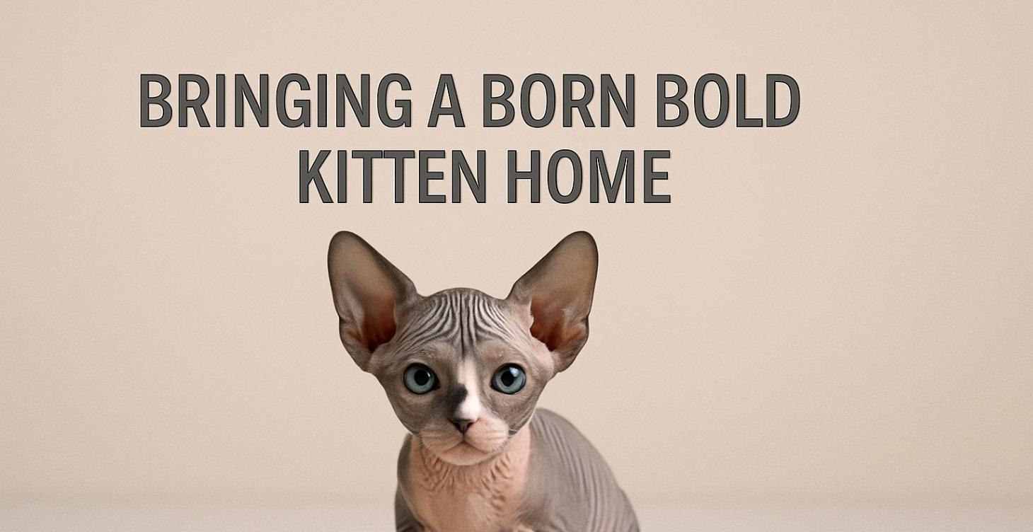 Bringing a Born Bold Kitten Home – New Owner Guide