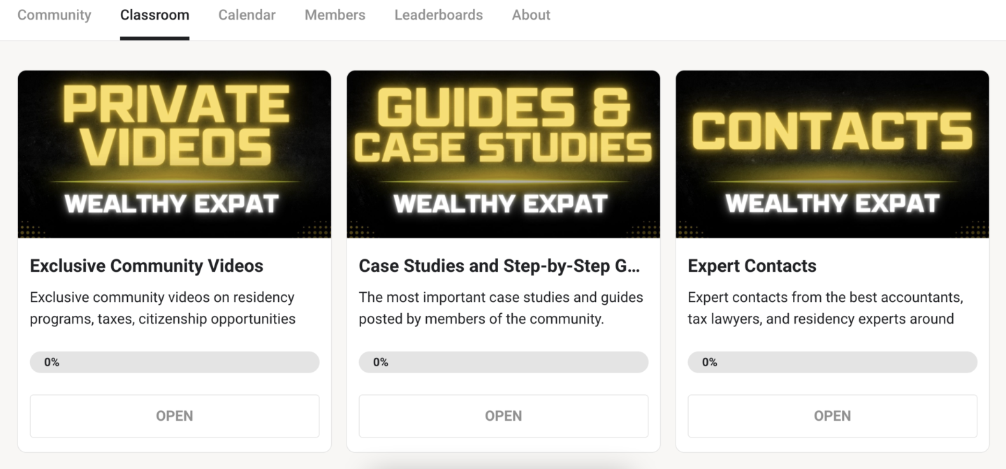 Wealthy Expat (Old)