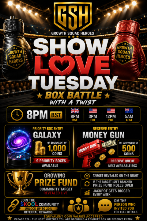 Show Love Tuesday Box Battle via TikTok 