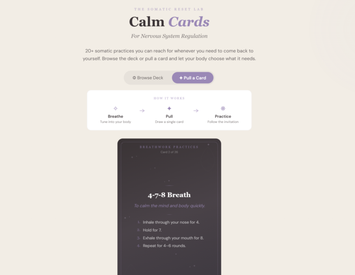 Grab a moment of Calm