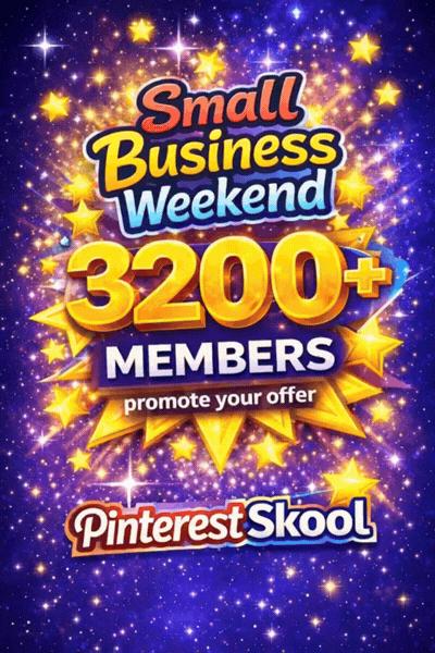 ⭐Win a 24HR Pinned Post!⭐ Small Business Weekend