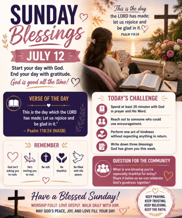 ☀️ Sunday Blessings | July 12