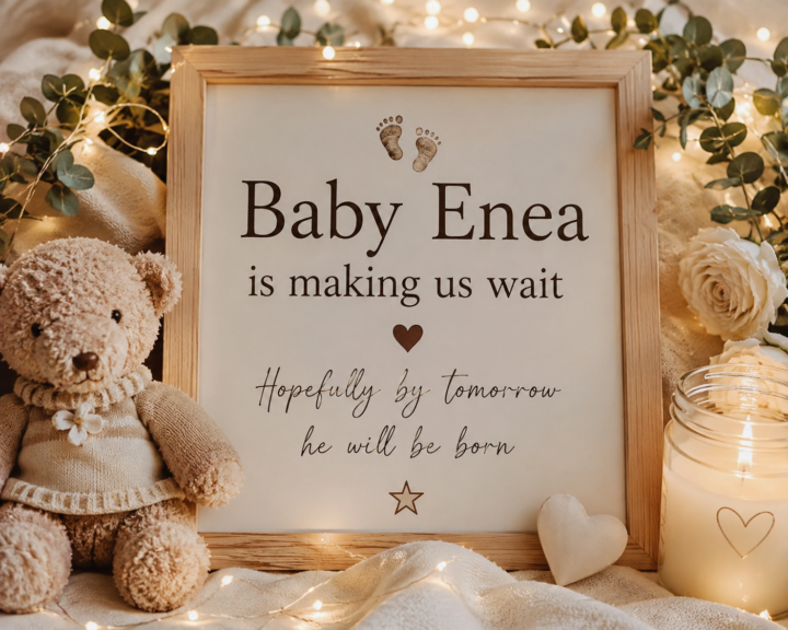 ✨ Baby Enea Is Making Us Wait 🤍👶