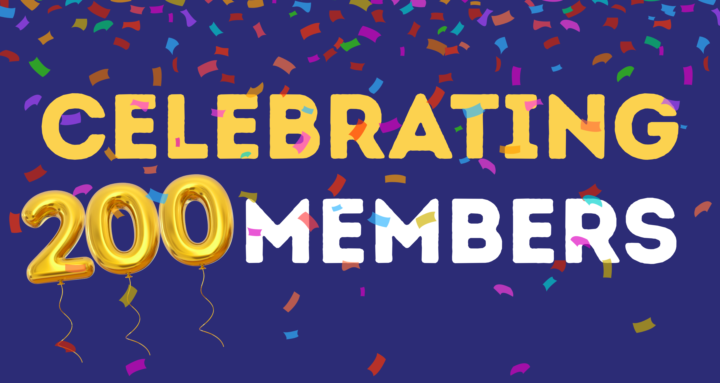 We are celebrating the next three days!🎉 +200 members!🥳