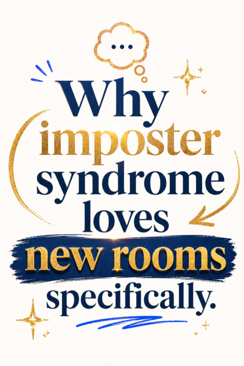 👉Why imposter syndrome loves new rooms specifically