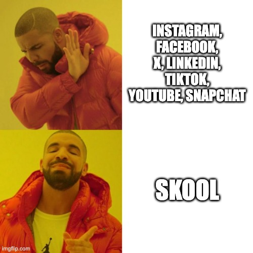 My first ever skool hub ad