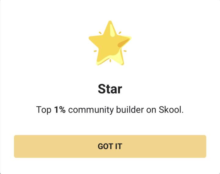 WE GOT OUR ⭐️🔥 Top 1% + #30 on Skool 🎉
