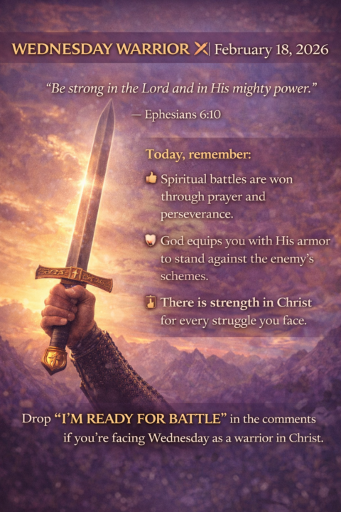 WEDNESDAY WARRIOR ⚔️🙏 | February 18, 2026