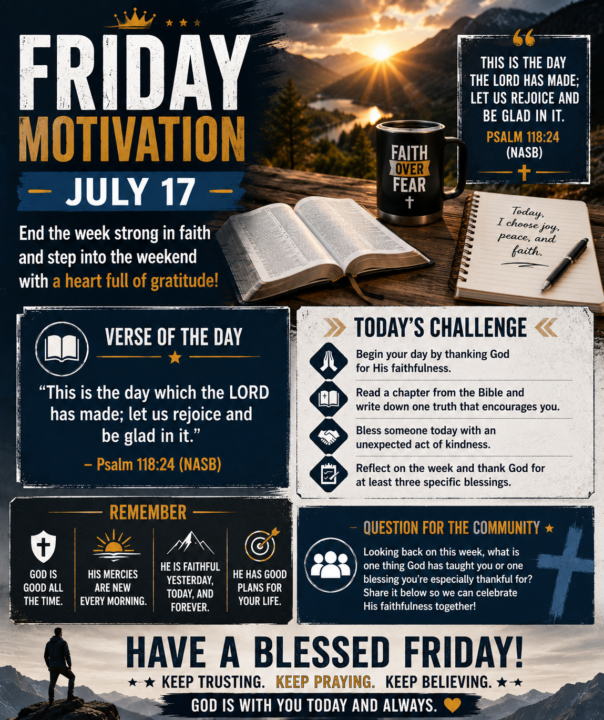 ☀️ Friday Motivation | July 17