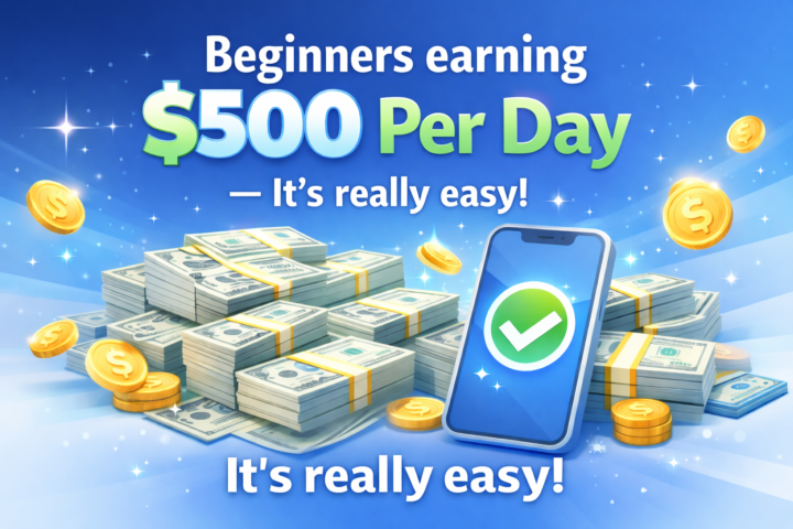 Beginners earning $500 per Day - It is really easy