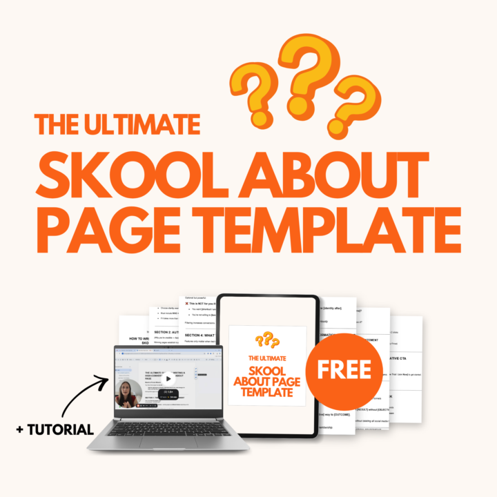 Struggling to write a Skool About page that converts?