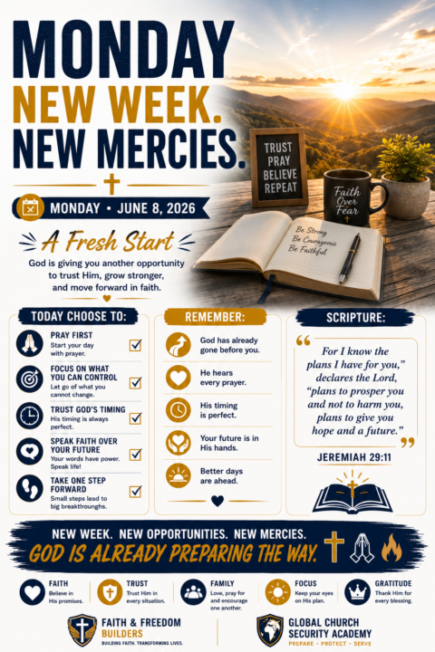 NEW WEEK. NEW MERCIES. 🙏