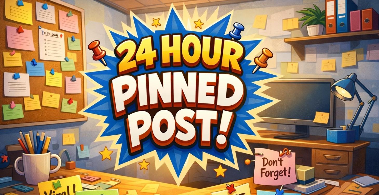 24 HOUR PINNED POST!