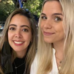 Camila Acedo y Karina Olmedo