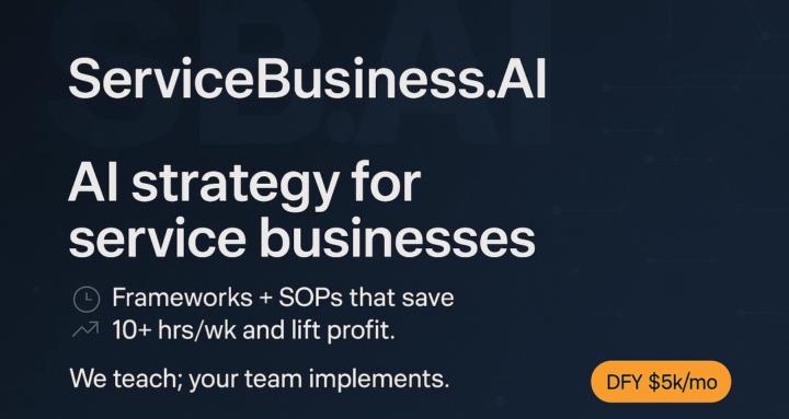 Service Business Ai Academy