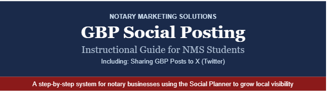 Social Posting Training 