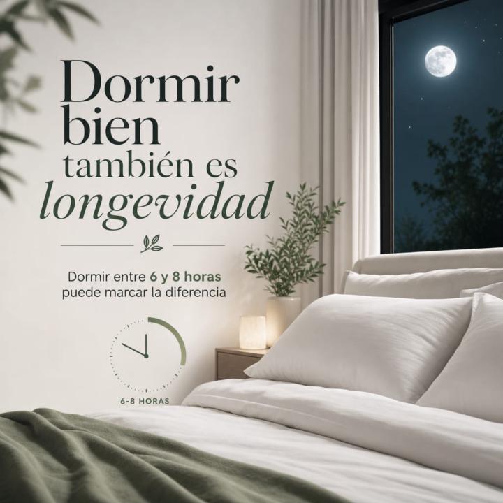 💚 Dormir bien también es longevidad