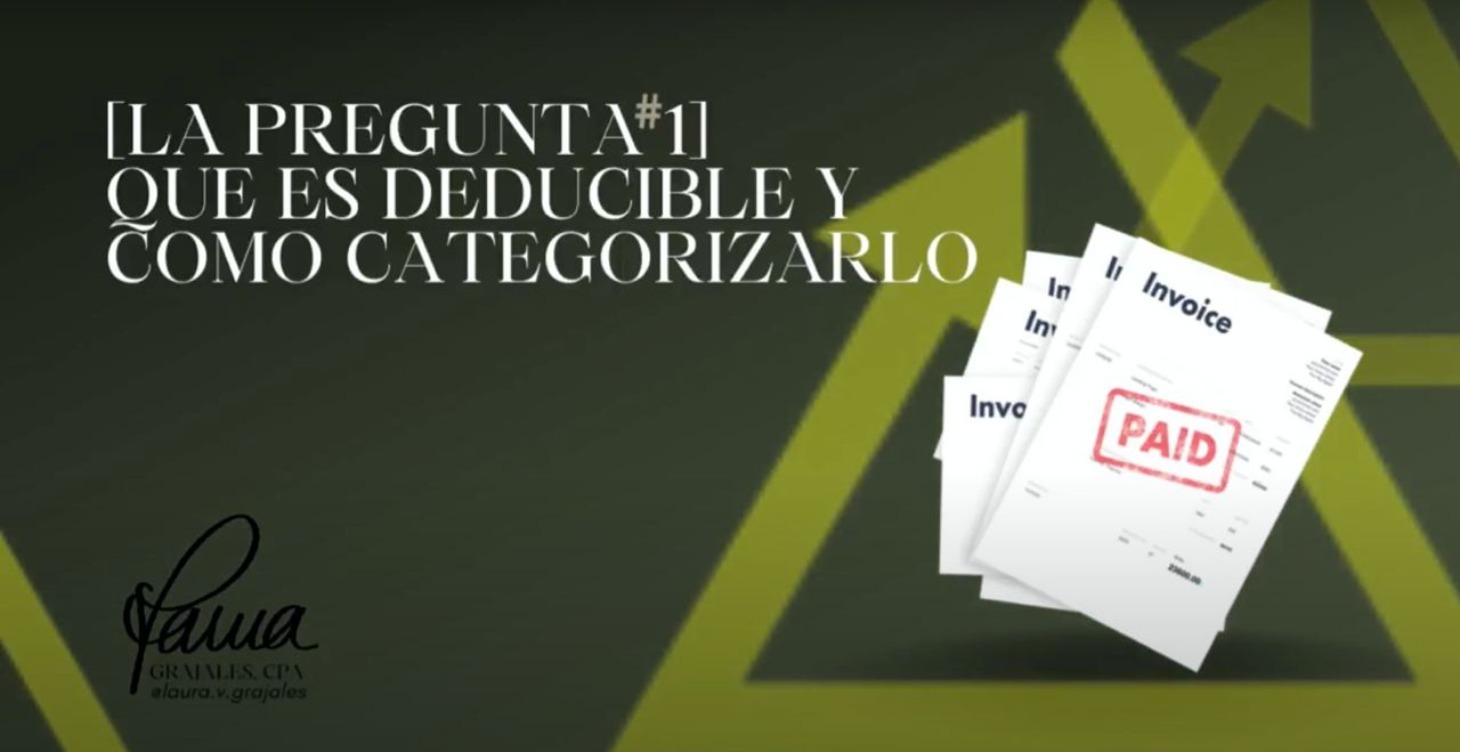 Módulo 3: Qué es deducible y cómo categorizarlo