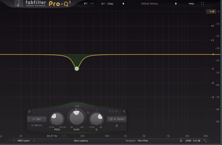 Mixing tip! Low-end separation!