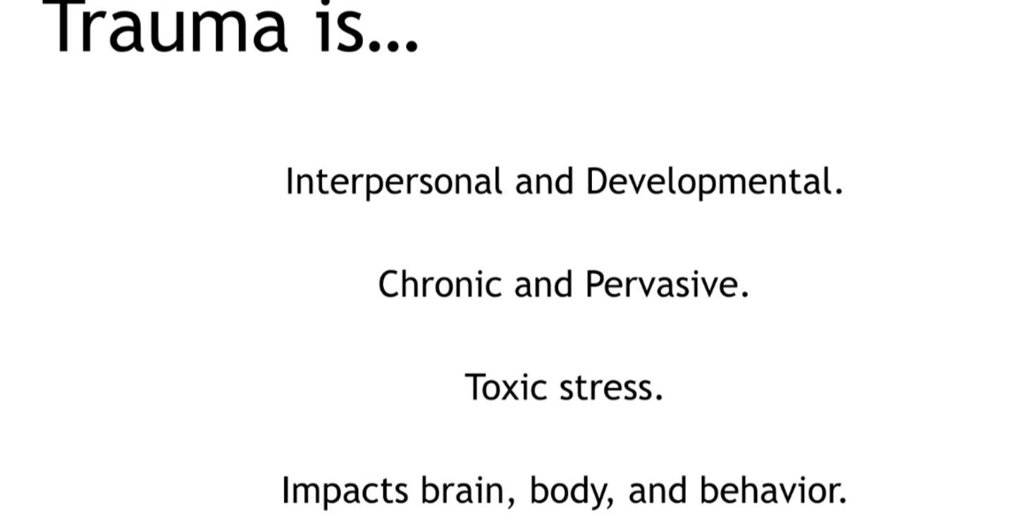 What Is Trauma?