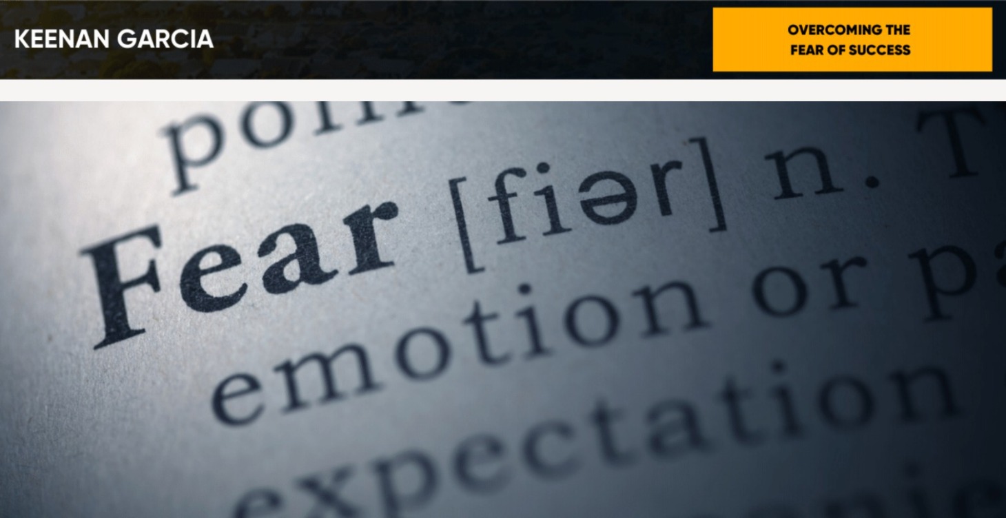 Overcoming the Fear of Success- Myron Golden