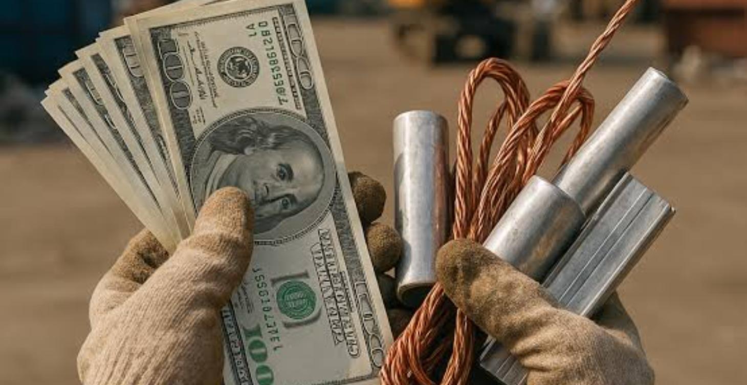 Market scrap recycling process and pay outs