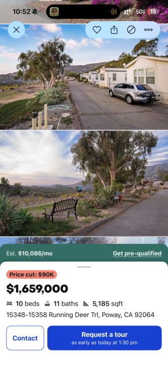 10 unit in Poway, STR Manufactured Homes