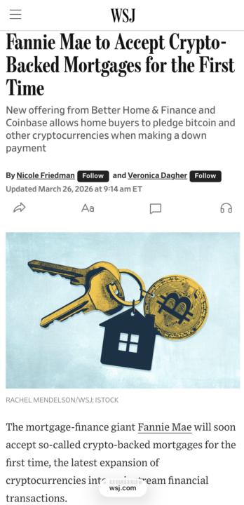 Bitcoin to buy a home?!