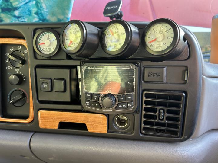 Big Red dash and gauges
