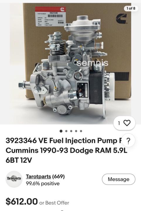 Chinese VE pump or Chinese P pump