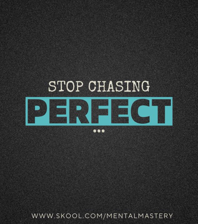 STOP Chasing PERFECT ⛳️🧠💪🏻