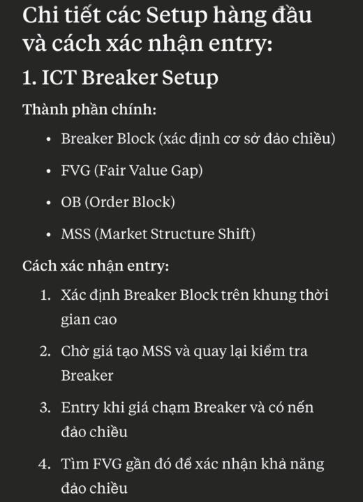 setup cơ bản