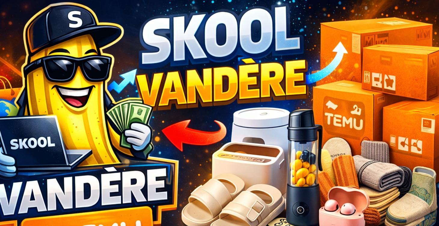 Je Vends des Produits TEMU sur SKOOL