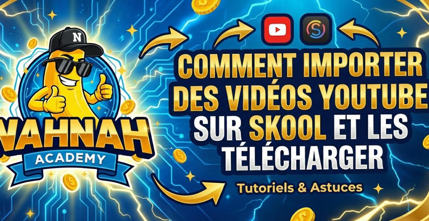 Vidéos YouTube vers Skool