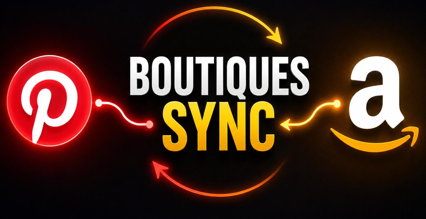 Boutique Amazon & Pinterest Synchronisées