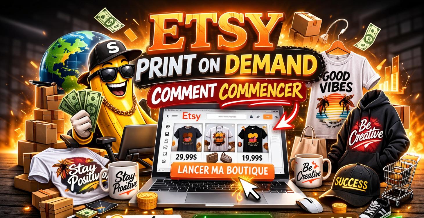 Tutoriel Etsy Print On Demand - Comment Commencer