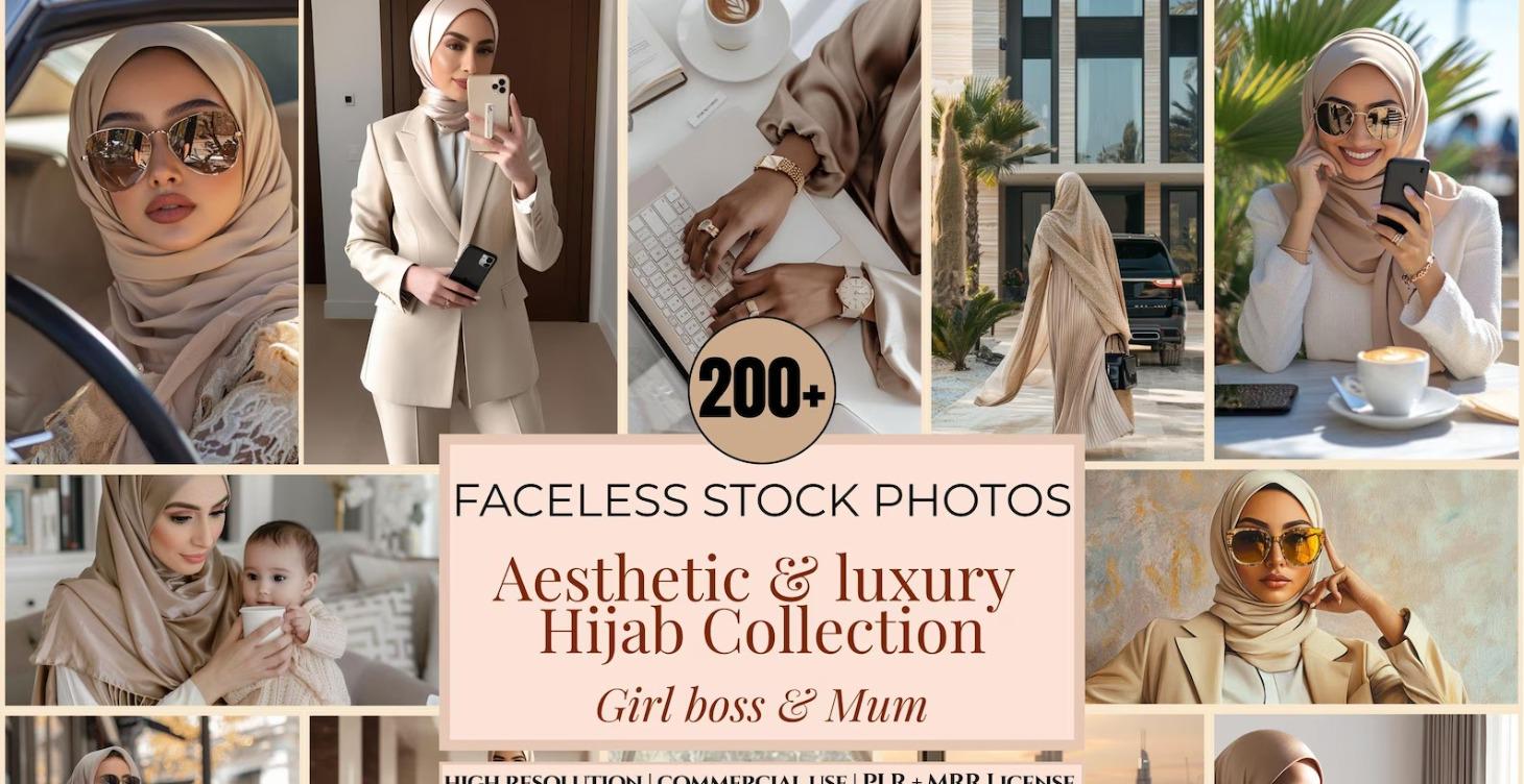 200+ muslimah faceless photos