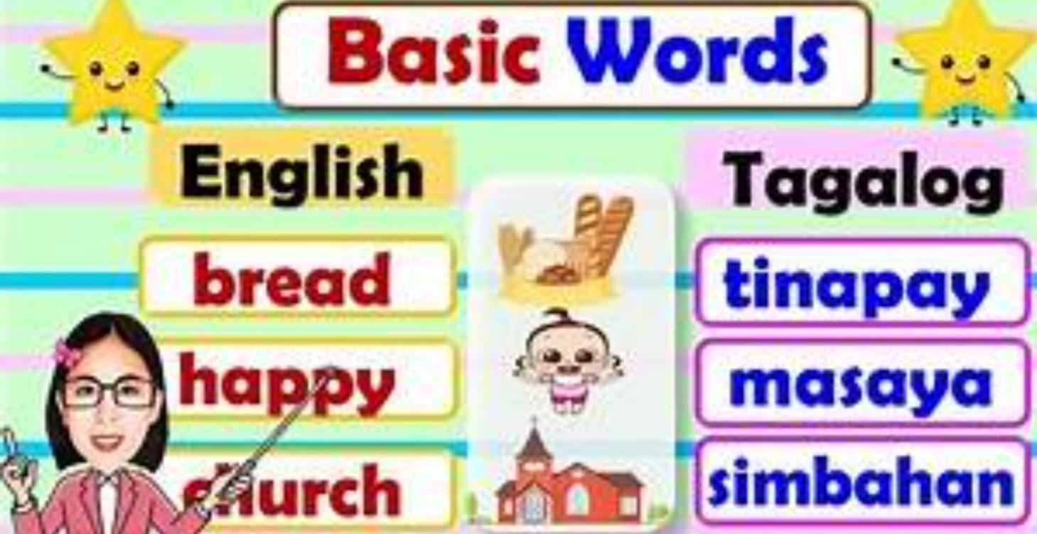 Basic Words_English-Tagalog
