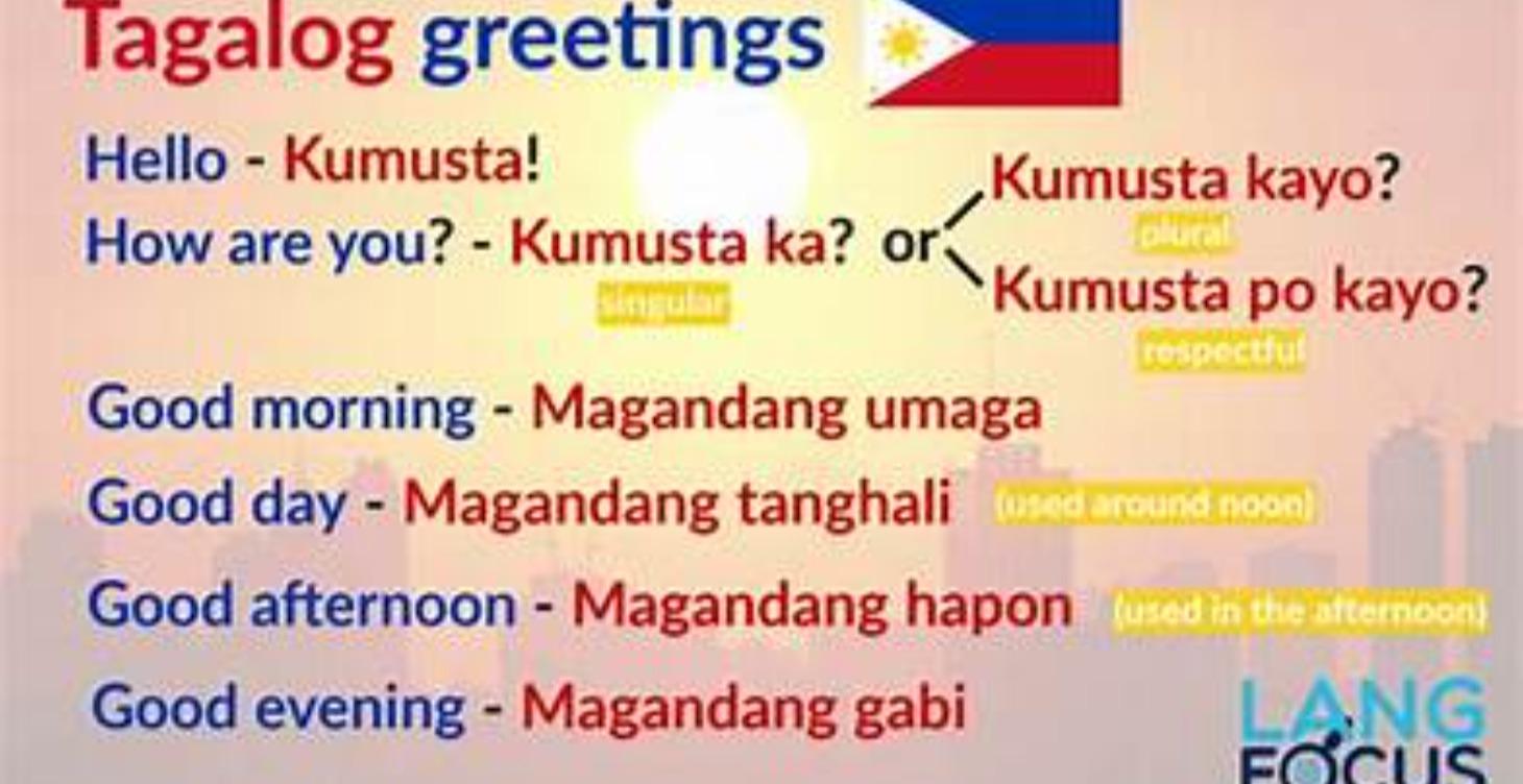 Greetings and Basic Words